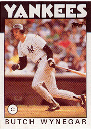 1986 Topps Baseball Cards      235     Butch Wynegar